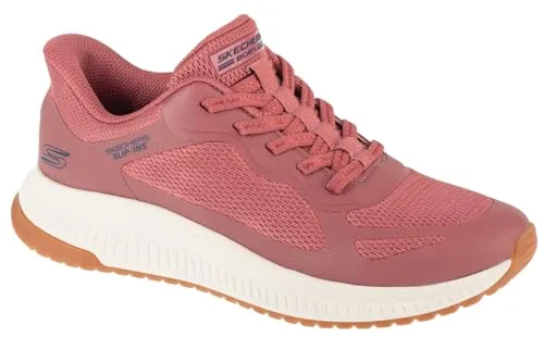 Skechers BOBS SQUAD 4 Slip-On Sneaker - Sneaker mit Memory Foam für optimalen Komfort, sportlich und atmungsaktiv, ideal für Freizeitaktivitäten.