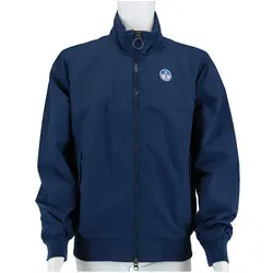 North Sails Übergangsjacke Original Sailor denimblau Herren, Größe L - Stilvolle Freizeitjacke für Herren mit wasserabweisendem Teflon(TM) Finish. Ideal für wechselhaftes Wetter, robust und aus recyceltem Nylon gefertigt. Perfekt für den Alltag!