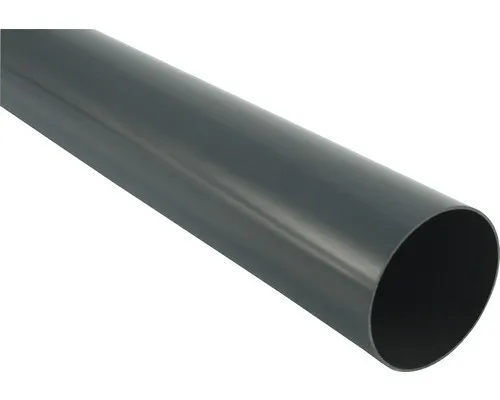 Marley Fallrohr Kunststoff rund Anthrazit grau RAL 7016 Ø 53 mm L = 3000 mm