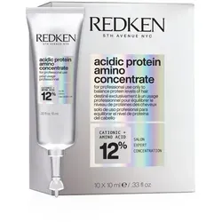 Redken Acidic Protein Amino Concentrate 10x10ml - Shampoo für alle Haartypen, bietet intensive Reparatur, Feuchtigkeit und Schutz vor Farbverblassen – die perfekte Lösung für trockenes und strapaziertes Haar.