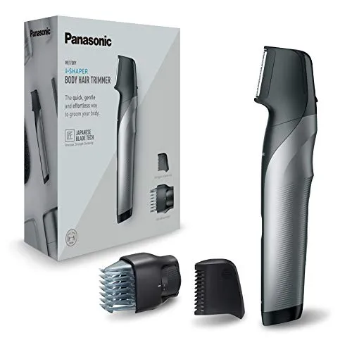 Panasonic Personalcare ER-GK80-S503 Tondeuse Corps - Haarschneider mit 10 Längeneinstellungen für präzises Styling am ganzen Körper. Ergonomisches Design und hautschonende Edelstahlklingen sorgen für eine einfache Handhabung und perfekte Ergebnisse.