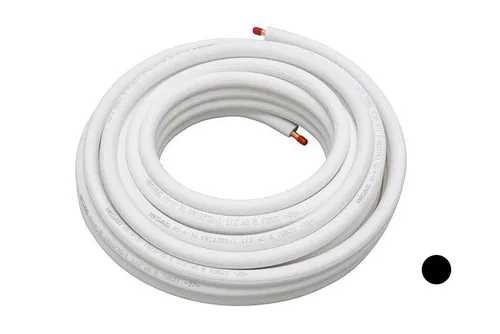 Isolierte Kupfer-Einzelleitung 1/4" | Brandklasse M1 - Zubehör für Klima & Heizen, hochwertige feuerhemmende Isolierung mit hervorragender Hitzebeständigkeit für schnelle und reibungslose Installation ohne Verschnitt.