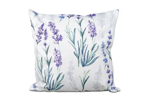 formano Dekokissen Sommerzeit, Höhe: cm, Farbe: Weiß, Motiv: Lavendel