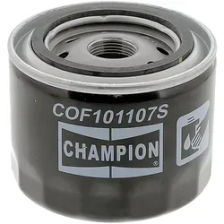 CHAMPION Ölfilter cof101107s Anschraubfilter 76mm GewindemaßM22x1.5 für Iveco Fiat ALFAROME/Fiat/LANCI Citroën MERCURY