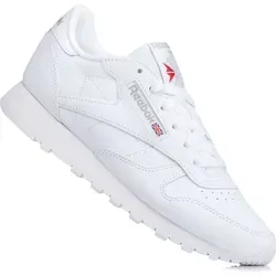 Reebok Damen Classic Leather Sneaker - Damen-Sneaker mit hochwertigem Leder-Obermaterial, bequemer EVA-Zwischensohle und strapazierfähiger Gummi-Außensohle für optimalen Halt und Komfort.