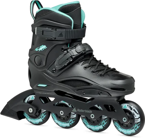 ROLLERBLADE RB 80 W Inline Skate 2025 - Komfort und Kontrolle - Fitness Skates mit urbanen 80mm Rollen und SG7 Lagern für optimale Wendigkeit, Stabilität und Geschwindigkeit. Ideal für Skaterinnen aller Leistungslevel, ausgestattet mit stoßdämpfenden Polsterungen und sicherem Verschlusssystem.