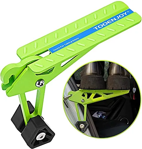 TOOENJOY Auto Türstufe, klappbarer Auto Türpedal Klappleiter, Universal Car Doorstep, einfacher Zugang zum Dach, unentbehrliches Tritthilfe für Autos, SUVs, LKWs(Grün)