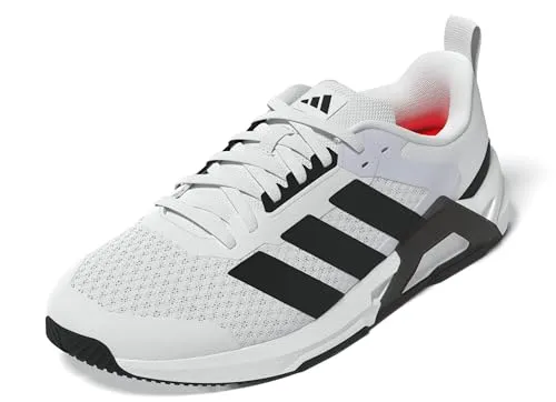 adidas Herren Dropset Control Training Shoes – FTWR White/Core Black/Lucid Red, 46 2/3 EU - Sportliche Training Schuhe mit breiter Passform und Schnürverschluss. Ideal für intensives Training, dank robuster Gummiaußensohle für optimalen Halt.