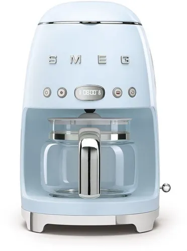 Smeg DCF02PBEU - Filterkaffeeautomat in Blau, vollautomatische Zubereitung für aromatischen Genuss jeden Morgen