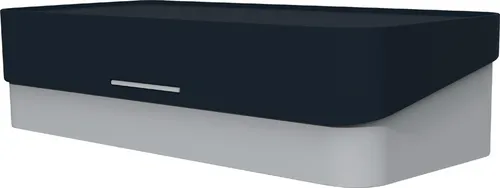 helit H6252595 - Tisch-Organizer the companion, Schreibtisch Butler in schwarz grau, ideal für Büro und Home-Office, umweltfreundlich aus 80% recyceltem Kunststoff