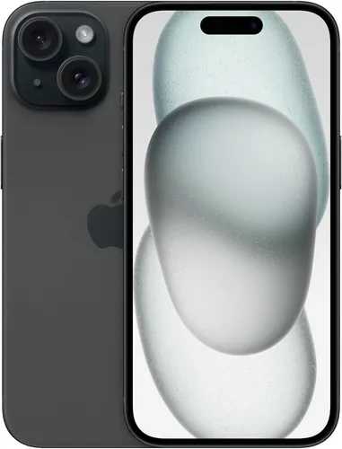 iPhone 15 128GB - Schwarz, Handy mit iOS - Handys ohne Vertrag, leistungsstarker A16 Bionic Chip für beeindruckende Geschwindigkeit und Effizienz.