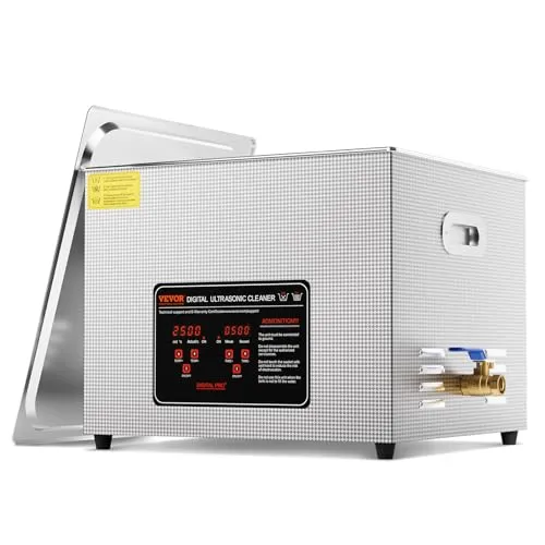 VEVOR 15L Ultraschallreiniger - Digitale Schallmaschine mit Heizungstimer, professionelle Reinigungstechnologie für optimale Ergebnisse
