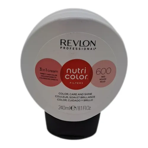 REVLON PROFESSIONAL Nutri Color FILTERS – FASHION FILTERS 600 Rot, 240 ml, Farbm