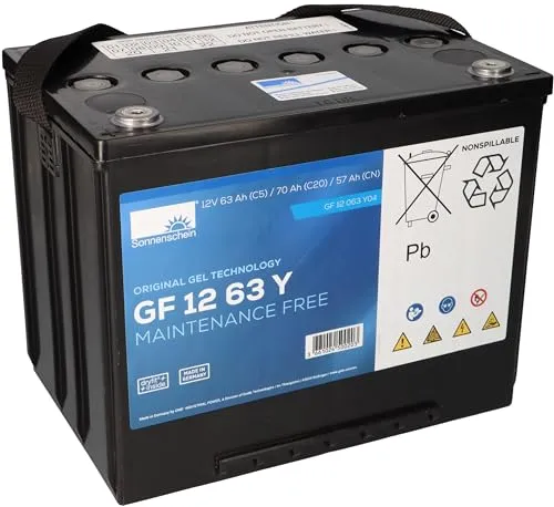 Ersatzakku Ameise Jungheinrich EME 114 12V 63Ah Blei-Gel - Batterien & Akkus: Wartungsfreier 12V 63Ah Ersatzakku für Jungheinrich EME 114, ideal für verschiedene Anwendungen mit hoher Zuverlässigkeit und langer Lebensdauer von 500 Zyklen.