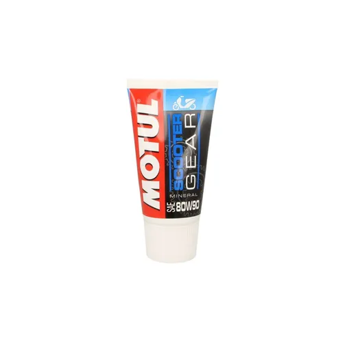 MOTUL Scooter Gear 2T/4T 80W90 Getriebeöl 150 ml - Hochwertiges Getriebeöl für Roller, geeignet für 2-Takt und 4-Takt Motoren. Sorgt für eine optimale Schmierung und zuverlässige Leistung im Alltag.