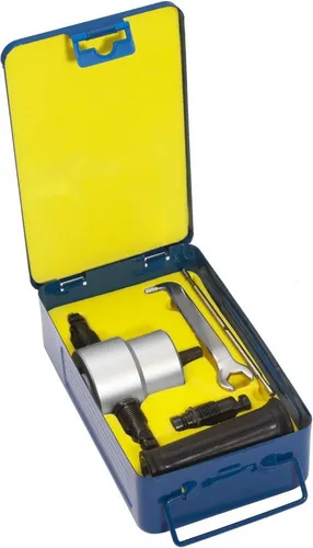 Falon-Tech Knabber Blechknabber Vorsatz für Bohrmaschinen - Praktischer 5-tlg. Blechknabber für präzises Schneiden mit Bohrmaschinen oder Stichsägen, ideal für DIY-Projekte und Metallarbeiten.