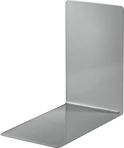 ALCO Wandhaken Alco Buchstütze Metall 85x140x140mm grau 2 Stück