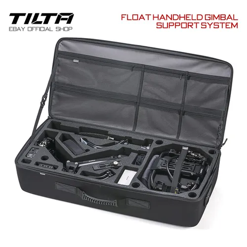 Tilta Float Handheld Gimbal Support System GSS-T01-V für Ronin S, RS2/RS3 pro - Kamerastabilisator mit 360-Grad-Rotation und verstellbaren Beinen. Ideal für professionelle Aufnahmen, leicht und transportabel. Mit praktischem Tragecase und 1 Jahr Garantie.