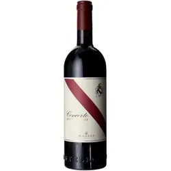 Mazzei Concerto di Fonterutoli 2020 - Toskana Rotwein - Exzellenter Rotwein aus 80% Sangiovese und 20% Cabernet Sauvignon, harmonisch und weich mit Aromen von Himbeere und floralen Noten – ideal zu Lamm, Wild und Käse.