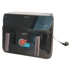 Cecotec Heißluftfritteuse Cecofry & Grill Duoheat 10000 - Heißluftfritteuse mit 10L Fassungsvermögen und 2800W Leistung, kombiniert Frittieren, Grillen und Backen für gesunde Mahlzeiten mit nur einem Löffel Öl.