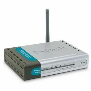 D-Link DI-524/E Drahtlos Router - Sonstiges TV-Zubehör mit 54Mbit Access Point, unterstützt bis zu 253 Nutzer und bietet 4x 10/100Mbit Ports für ein zuverlässiges Netzwerk.
