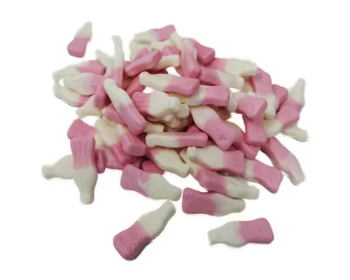 Frisia Süßigkeit, Frisia Fruchtgummi Milchshake Flaschen weiß rosa Bottles 2000g