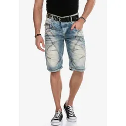 Cipo & Baxx Caprijeans blau 44