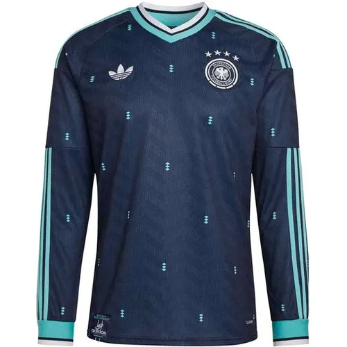ADIDAS Herren Trikot Deutschland 26 Replica Auswärts - Zeige deine Fußballleidenschaft mit dem ADIDAS Herren Trikot Deutschland 26 Replica. Mit feuchtigkeitsableitender Climacool-Technologie und schlanker Passform bist du bereit für jedes Spiel. Ideal für Fans und Spieler!