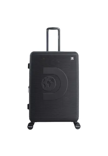 Koffer DISCOVERY "Eclipse" - Robuster Trolley in Anthrazit - Trolley aus strapazierfähigem ABS-Material mit TSA-Schloss und erweiterbarem Innenraum für optimale Organisation. Ideal für stilvolle und sichere Reisen.