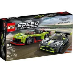 LEGO® Speed Champions Aston Martin Set - 76910 mit 592 Teilen - Entdecken Sie das LEGO® Speed Champions Set mit Aston Martin Valkyrie AMR Pro und Vantage GT3! Ideal für kreatives Bauen und fantasievolles Spiel – ein perfektes Geschenk für LEGO® Fans!