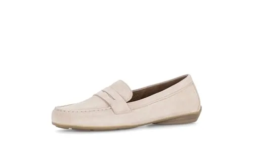 Gabor Damen Mokassins - Sport-Dynamic Slipper in Antikrosa - Modische Damen Mokassins aus glänzendem Leder, ideal für den Alltag. Flexibles Design und hohe Bequemlichkeit machen sie zum perfekten Begleiter für jede Gelegenheit.