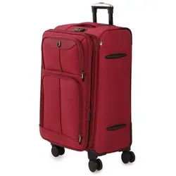 Reisekoffer BERTOO Bolzano - Rot 72-75 l - Der BERTOO Bolzano Koffer vereint elegantes Design mit Funktionalität. Mit zwei Vordertaschen, einem großen Hauptfach und einem robusten Zahlenschloss ist er ideal für reisefreudige Abenteurer.