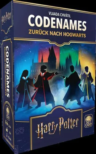 Codenames: Zurück nach Hogwarts – Das Harry-Potter-Spiel - Erlebe den Spielehit Codenames mit deinen Lieblings-Harry-Potter-Charakteren! Schlüpfe in die Rolle deines Hauses und entdecke Hogwarts mit cleveren Hinweisen im spannenden Wortratespiel für 4-8+ Spieler.