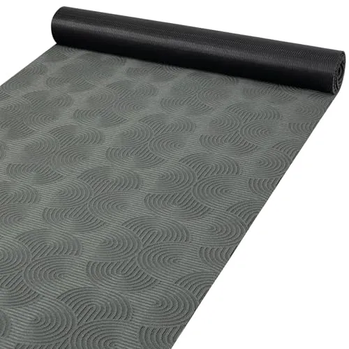 ANRO Läufer Flur Teppich Läufer Küchenteppich Küchenläufer Velours rutschfest waschbar für Küche, Flur, Schlafzimmer Deko Velora 50x120 cm Anthrazit