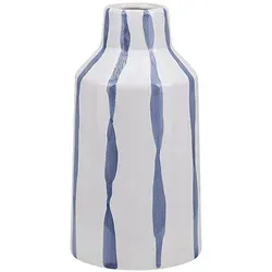 Beliani Blumenvase, Weiß, Stein, Mode, 22 cm, Dekoration, Vasen, Keramikvasen