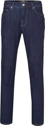 BRAX Herren Style Cooper Denim Masterpiece Jeans - Mid Blue 34W/30L - Klassische Five-Pocket-Jeans mit geradem Beinverlauf aus hochwertigem Baumwollmix, ideal für einen sportlichen Look und hohen Tragekomfort.