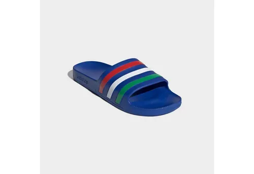 adidas Adilette Aqua Sandale (Größe 46, blau) - Bequeme Badesandale mit schnelltrocknendem Material und softem Cloudfoam Fußbett für optimalen Tragekomfort am Strand oder Pool.