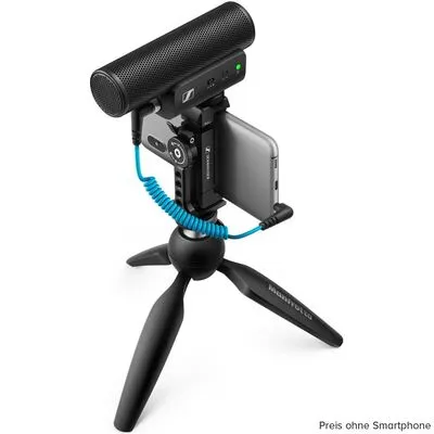 Sennheiser MKE 400 Mobile Kit - Professionelles Richtrohrmikrofon - Mikrofone mit ausgeprägter Richtcharakteristik für optimierte Tonaufnahmen an der Kamera, ideal für Vlogger und Filmemacher.