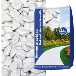 Hamann Mercatus Marmorkies Carrara 15-25 mm 25 kg - Weiß