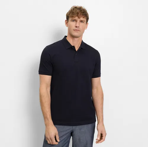 OLYMP Poloshirt Casual blau M (48/50) - Herren-Shirt aus 100% Baumwolle im maritimen Look, ideal für lässige Anlässe und bequem zu pflegen.