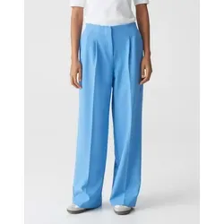 OPUS Maiga Palazzo Hose - Blue Salt, Größe 36 - Stoffhose mit elastischem Komfortbund für perfekten Sitz und femininer Silhouette. Ideal für stilvolle Anlässe oder den Alltag.