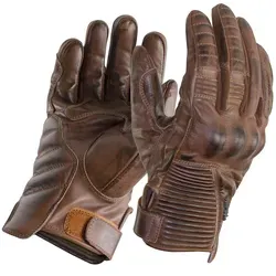 Trilobite Cafe Motorradhandschuhe - Braun - M - Motorradhandschuhe mit hervorragendem Komfort und Sicherheit, gefüttert mit Kevlar® für hohe Abriebfestigkeit, ideal für stilbewusste Fahrer.