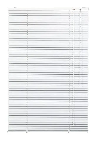 Lichtblick Aluminium Jalousie, Alu-Jalousie mit Klemmträgern und Wandmontageclips für Fenster und Türen Weiß, 160 cm L x 70 cm B