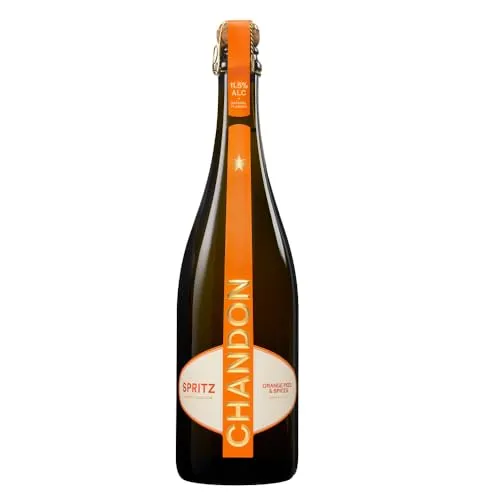 Chandon Garden Spritz 11,5% Vol. 0,75l - Exklusiver Wein-Aperitif mit harmonischer Verbindung aus fruchtigen und floralen Noten, ideal für stilvolle Anlässe und mediterrane Gerichte.