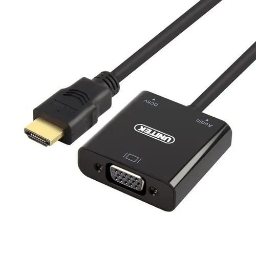 ADAPTER HDMI TO VGA + AUDIO; Y-6333 UNITEK 4894160017055