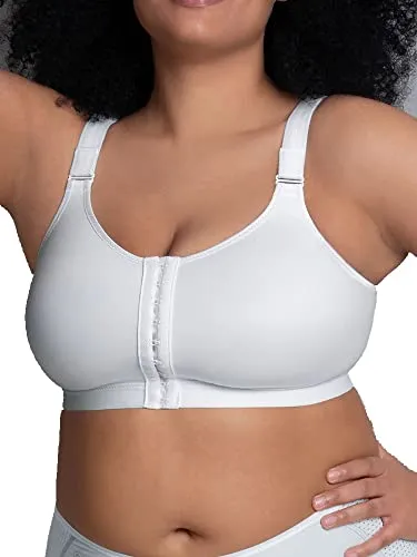 Anita BH Active Front Closure Sports Bra Weiß D 65 Damen - Funktionsunterwäsche mit praktischem Frontverschluss für einfaches An- und Ausziehen. Nahtlose Cups und atmungsaktives Material sorgen für optimalen Komfort und Halt beim Training.
