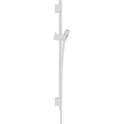 Hansgrohe Brausestange UNICA'S PURO 650mm - Elegante Brausestange in mattweiß, stufenlos verstellbar und ideal für ein modernes Badezimmer-Design.