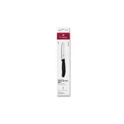 Victorinox Swiss Classic Tomatenmesser Set, 6-teilig - Tafelmesser Set mit scharfen Klingen und ergonomischem Design. Ideal für die ganze Familie, perfekt zum einfachen Schneiden von Obst und Gemüse.