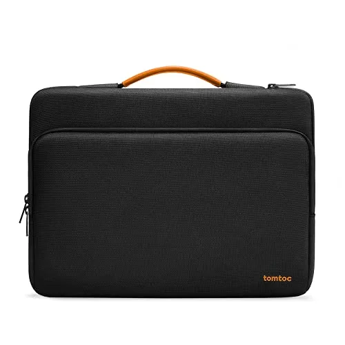 tomtoc 360° Laptoptasche für 16-Zoll MacBook Pro M5 Pro/A3428 Pro M5 Max/A3429 2026, M4/M3/M2/M1, Wasserabweisend Notebooktasche Passt ASUS Vivobook 15/16, Dell Inspiron 15/XPS 16, Pendeln Laptophülle