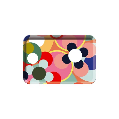 REMEMBER Mini Tablett SUSHI, L 33 cm, B 22,5 cm, H 2 cm, Melamin farbenfroh